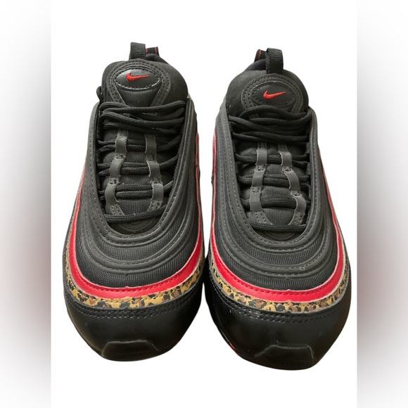 Nike Air Max 97 Black and Red Sneakers - Picture 3 of 4
